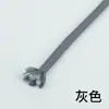 Cuerda Gruesa Trenzada Resistente al Desgaste de 5 mm para Ceñir la Cintura, Cuerda Redonda, Cinturón de Poliéster, Cuerda para Manualidades de Ropa, Correa para Teléfono Móvil, Colorida