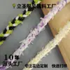 Estilo Tweed Trenzado Retorcido con Tiras Reflectantes Doradas Cuerda Trenzada Cruzada Ropa Colorida Accesorios para Equipaje Listos para la Venta