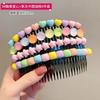 Pente Infantil Finalizador de Cabelos Quebrados Acessórios de Cabelo Meninas Pente para Cabelo Extenso Menininha Presilha de Franja Grampo de Cabelo Nuca Adorno de Cabeça