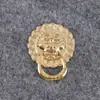 Caixa de Presente Miniatura Alça Liga de Zinco Cabeça de Fera Pequeno Punho Acessórios Capa de Celular Alça Caixa de Vinho Cabeça de Leão Plana Fivela de Puxar