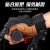Guantes de equitación Western Rider de medio dedo para bicicleta, motocicleta, bicicleta, guantes de equitación de dedos cortos, equipo antideslizante con absorción de impactos