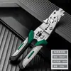 Pinzas multifunción para cables eléctricos de 8 pulgadas de gran apertura para pelar, cortar y tirar de cables