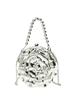 Bolso de acrílico con flores personalizado para mujer, novedad de 2025, de comercio exterior, con cadena personalizada, bandolera de hombro.