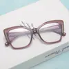 Nuevo marco TR gafas anti luz azul para mujer cuadradas moda marco para gafas de miopía simple europeo y americano INS gafas lisas