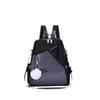 Costura em tecido de nylon nova tendência cor de contraste temperamento mochila pequena fresca bolsa feminina fabricantes atacado comércio exterior transfronteiriço