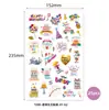 Pegatinas de Feliz Cumpleaños Impermeables Material de Dibujos Animados Diario Recuerdos de Fiesta Decoración Pegatinas para Sellar Cajas de Aviones