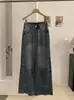 KEKEZOON Jeans Retrô Estilo Coreano Cintura Alta Lavado Perna Reta Calças Versáteis Largas Soltas Feminino 9189