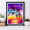 Comercio exterior transfronterizo DIY 5D pintura de diamantes diamantes completos paisaje flor mosaico bordado pintura decorativa fabricantes al por mayor