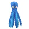 Nuevo Juguete de Peluche para Mascotas Pulpo con Caparazón de Cuero Perro Educativo Resistente a Mordidas Juguete con Sonido Pulpo Suministros para Gatos y Perros