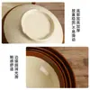 Cuenco Rústico Estilo Retro de Melamina, Plato Tradicional para Hot Pot de Chongqing, Cuenco para Platos, Cuenco para Vino, Cuenco de Cerámica Imitación Porcelana, Vajilla Sencilla