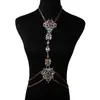 Collar de Joyería de Venta Caliente Transfronterizo Clásico Europeo y Americano Moda Diamante Largo Multicapa Cadena Corporal Cadena de Cintura en stock