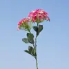 Flores artificiales de jazmín de noche de tallo largo y dos cabezas, y hortensias, decoración del hogar, adornos para sala de estar, accesorios para fotografía de bodas, oferta especial