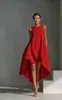 Vestido Casual de Moda Verão 2026 Europeu e Americano Transfronteiriço Cor Sólida Sem Mangas Gola Redonda Bainha Irregular para Mulheres