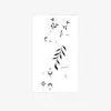Nuevas Pegatinas de Tatuaje para Dedos de Mimbre Herbal Transfronterizas Semi-Permanentes Simples Personalizadas Impermeables y de Larga Duración No Reflectantes