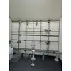 Grelha para Capela de Exaustão Rack Sintético para Gabinete de Exaustão Rack de Fixação de Tubos de Duas Fileiras Material de Aço Inoxidável Material de Haste de Fibra de Vidro