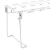 Estante Plegable Simple para Patas de Pollo para Exteriores con Bandeja Portátil de Acero Inoxidable para Horno Casero, Parrilla para Barbacoa Yangjiang