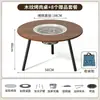 Mesa de Té para Barbacoa Exterior para Uso en Casa, Barbacoa Portátil Plegable sin Humo de Carbón para Patio Exterior Preparación de Té