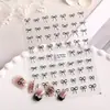 Pegatinas para Uñas de Moño Pintadas a Mano 5D Estampadas Estéreo Versátiles Clásicas Pegatinas de Arte para Uñas de Moño Estilo Joyería Ca