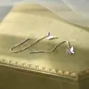 Pendientes Elegantes de Plata S999 Estilo Coreano para Mujer, Pendientes Largos Dulces con Borlas Estilo Bosque de Mariposas Nicho de Alta Gama