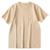 Camiseta de trabajo de algodón resistente de manga corta de cinco cuartos, top casual holgado versátil, camiseta interior para hombre