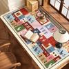 Tapete de mesa Carto Book, proteção especial para os olhos, tapete de proteção para mesa, toalha de mesa lavável e apagável para alunos do ensino fundamental, mesa de escrita