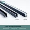 Luz Linear Embutida de LED Calha de Alumínio Cúpula de Lâmpada de Silicone 6*9 Calha de Luz Laminada Carcaça de Perfil de Liga de Alumínio