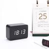 Fabricante de origen Reloj electrónico Reloj rectangular de madera Mini despertador Reloj digital Reloj LED de madera Luminoso