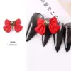 Aleación Joyería para Uñas Color Popular de Internet Lazo Joyería Pequeña Rosa Negro Mariposa Decoración para Uñas Accesorios