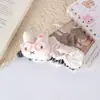Lindo Clip de Pelo de Conejito de Dibujos Animados para Mujeres Parte Trasera de la Cabeza Coleta Recogido Clip Banana Pinza Dulce para Chicas Accesorios para el Cabello