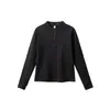 Camiseta de Exterior IZEXX para Mujer, Otoño Yoga Media Cremallera Secado Rápido Deportes Fitness Adelgazante Cuello Alto Ciclismo Manga Larga