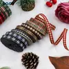Cinta de Tela a Cuadros de 1 cm Materiales para Accesorios de Cabello DIY para Hacer Lazos, Ropa de Muñecas, Sombreros y Cintas para Envolver Regalos