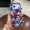 Funda de Pantalla Completa de Spider-Man Adecuada para Apple 15 Transfronteriza 17Promax Funda para Teléfono Móvil Iphone16 Moderna 13 Nicho 14