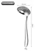 Cuchara Trendy para Hot Pot Acero Inoxidable 304 Cuchara Sopera para Hot Pot Casero Cuchara Ranurada Cuchara para Arroz Cuchara Comunitaria Versión Engrosada Cuchara en Múltiples Colores