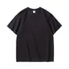 Camiseta de Algodón Puro Cuello Redondo Manga Corta Ag240G Verano para Hombre Peso Pesado Holgada Uniforme de Clase Camisa Cultural Logo Estampado Digital