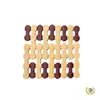 Esterilla de Bambú Aislante Térmico para Uso Doméstico, Esterilla de Mesa Antiescaldante y Resistente al Calor, Esterilla Creativa para Platos, Salvamanteles Individual, Esterilla para Tazones, Esterilla para Tazas, Esterilla para Platos, Esterilla para Ollas