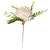 Ventas Directas de Fábrica Rosas Simuladas, Flores Artificiales Populares para el Hogar, Flores de Seda, Decoraciones de Boda, Adornos Florales para Decoración de Sala de Estar