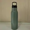 Copo de Água Esportivo para Ciclismo Portátil Simples Tampa Portátil Camada Única Copo de Água de Aço Inoxidável Camada Única Estudante Portátil Garrafa de Água Esportiva