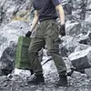 Pantalones de Trabajo An Yang 2026 Otoño Nuevos Joggers de Algodón Lavado para Hombre Sueltos Bolsillos Múltiples Pantalones Casuales Transfronterizos