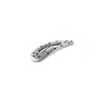 Moda Coreana Dulce y Fresca Plata Cuero Lunares Pinza BB Pasador Simple y Elegante Pinza para Flequillo Nuevo Accesorio para el Cabello