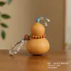 Pieza de mano de calabaza natural para alivio del estrés, Juguete portátil para inquietos, Encanto de bolso versátil, Decoración de oficina