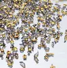 Pedras Strass Irregulares Douradas de Fundo Plano Série Deslumbrante Pedras Strass Pequenas Mini de Fundo Plano Acessórios para Nail Art Unhas Usáveis