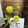 Comércio Exterior Artificial 3 Cabeças Linda Flor Flor de Casamento Material para Arranjo de Chão Estrada Dahlia Artificial Flor Artificial para Casa