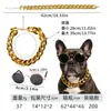 Collar de Cadena para Perro Teddy Pug Bulldog Francés Seleccionado Cuidadosamente, Collar para Perro Pequeño y Mediano, Collar para Mascota, Accesorios para Mascotas