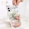 Adesivos Dia Bonito Série Céu Estrelado Tema Planta Gipsofila Adesivos para Material de Diário 10 Folhas 6 Designs