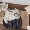 Novos looks estilosos de verão para homens, mulheres e crianças, trajes folgados estilo floresta vintage, estilo chinês leve