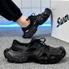 Novedad de Verano para Parejas Sandalias Deportivas de Suela Blanda con Puntera para Playa para Hombre Sandalias Deportivas Modernas Zapatos de Pared Gruesos con Agujeros