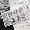Cristal K9 Corte Oval 6*10 Sin Base Bola de Diamante Apilable Decoraciones de Uñas de Alta Calidad Deslumbrantes