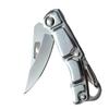 Mini cuchillo plegable para exteriores, de acero inoxidable, para autodefensa, para acampar, portátil, para fruta, llavero de bolsillo