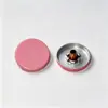 Botones de presión metálicos de colores con acabado de pintura en aerosol plano para chaquetas, cortavientos y chaquetas de plumas, Botones decorativos con paneles de aleación de zinc
