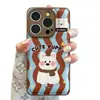 Bufanda West Highland Otoño Adecuado para Funda de Teléfono Móvil Apple 16 Iphone15Promax Todo Incluido Huawei Funda de Teléfono Móvil con Textura de Cuero